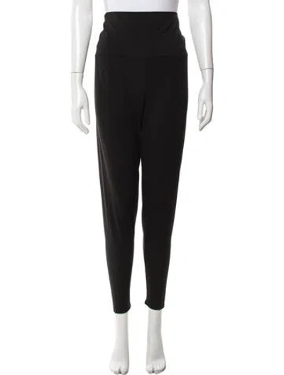 Pre-owned Hatch Bamboo Straight Leg Pants In Black