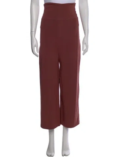 Pre-owned Hatch Bamboo Wide Leg Pants In Pink