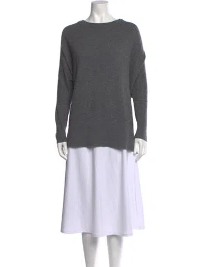 Pre-owned Hatch Cashmere Crew Neck Sweater In Grey