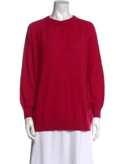 Pre-owned Hatch Cashmere Crew Neck Sweater In Pink