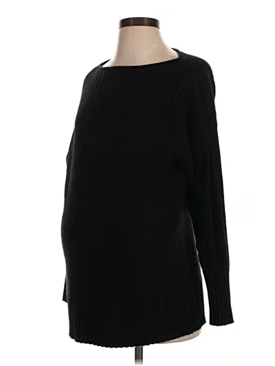 Pre-owned Hatch Cashmere Pullover Sweater In Black