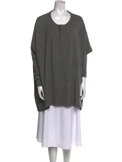 Pre-owned Hatch Cashmere Scoop Neck Sweater In Gray