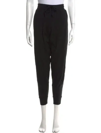 Pre-owned Hatch Cashmere Straight Leg Pants In Black