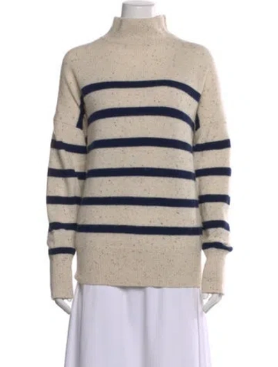 Pre-owned Hatch Cashmere Striped Sweater