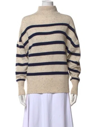 Pre-owned Hatch Cashmere Striped Sweater