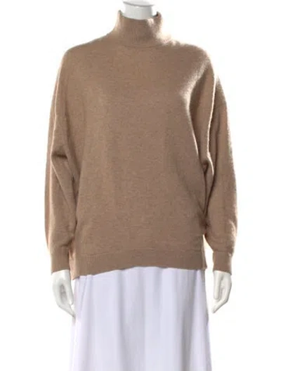 Pre-owned Hatch Cashmere Turtleneck Sweater In Neutral