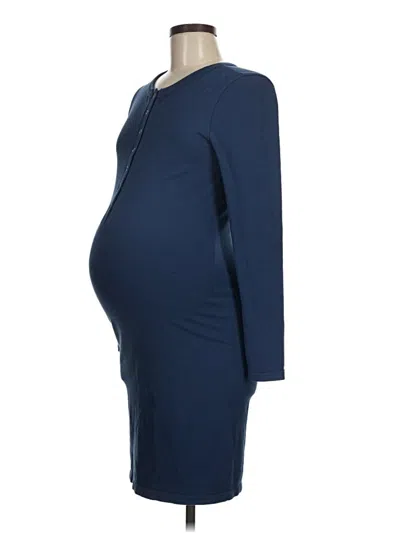 Pre-owned Hatch Casual Dress In Blue