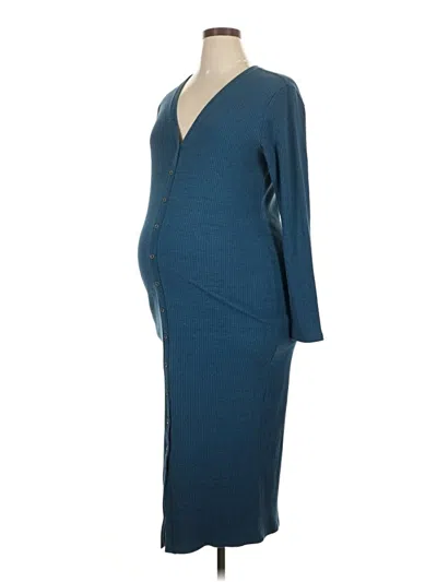 Pre-owned Hatch Casual Dress In Blue