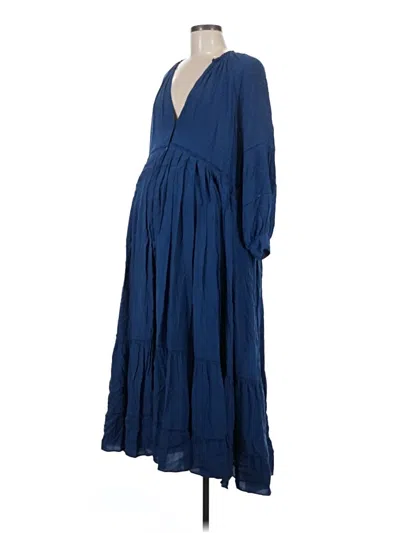 Pre-owned Hatch Casual Dress In Blue