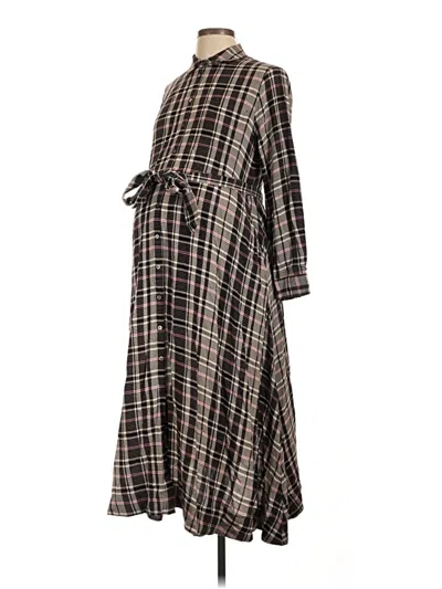 Pre-owned Hatch Casual Dress In Brown