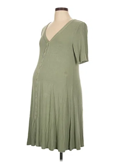 Pre-owned Hatch Casual Dress In Green