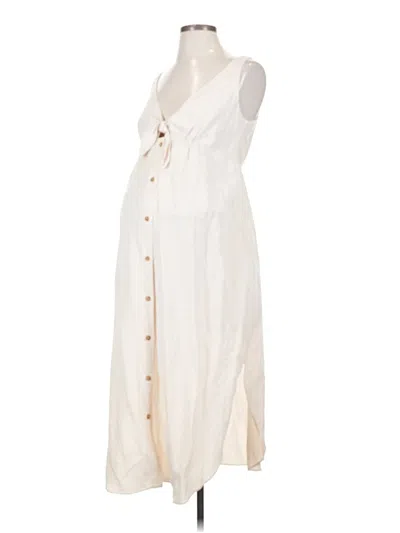 Pre-owned Hatch Casual Dress In Ivory
