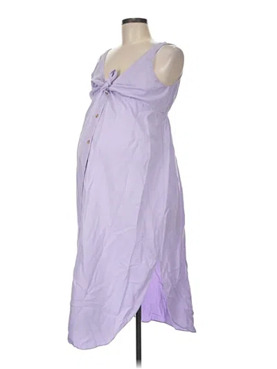 Pre-owned Hatch Casual Dress In Purple