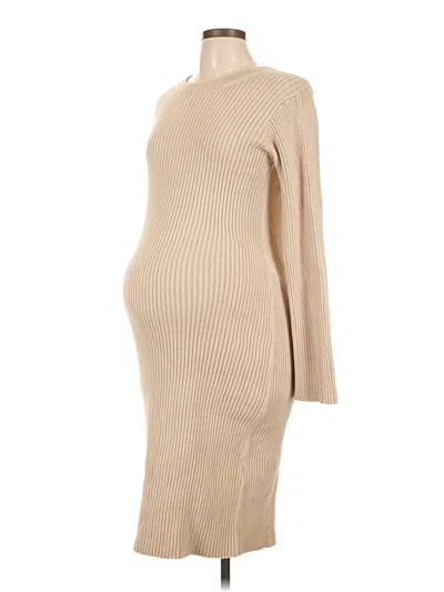 Pre-owned Hatch Casual Dress In Tan
