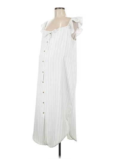 Pre-owned Hatch Casual Dress In White