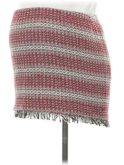 Pre-owned Hatch Casual Skirt In Burgundy