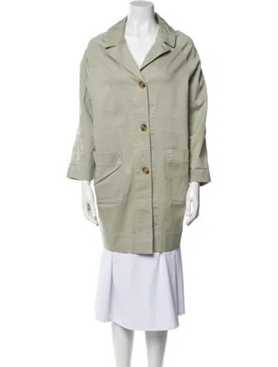 Pre-owned Hatch Coat In Green