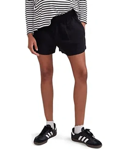 Hatch Collection The Asher Under The Bump Maternity Short In Black