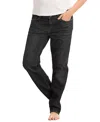 Hatch Collection The Boyfriend Maternity Jean In Black Wash In Black