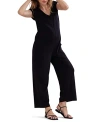 Hatch Collection The Charlotte Maternity Nursing Friendly Jumpsuit In Black