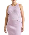Hatch Collection The Chloe Maternity Cotton Pointelle Tank Top