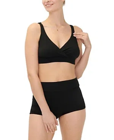 Hatch Collection The Dream Feed Nursing Friendly And Sleep Bralette In Black