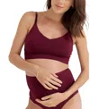 Hatch Collection The Essential Maternity Wireless Pumping And Nursing Bra In Fig