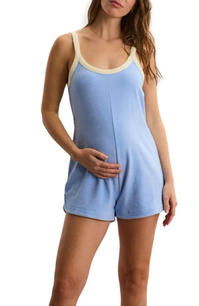 Hatch Collection The Izzy Romper In Blue