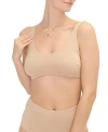 Hatch Collection The Maternity Wireless Bralette In Sand