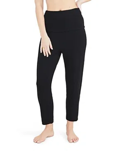 Hatch Collection The Over/under The Bump Maternity Lounge Pant In Black