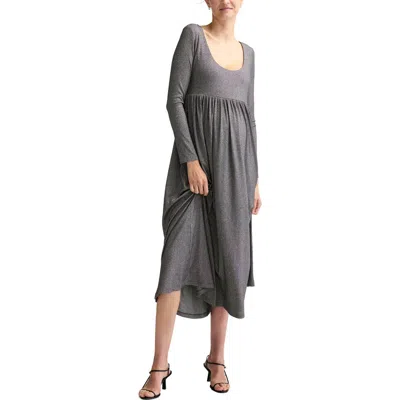 Hatch Collection The Phoebe Dress In Gray