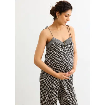 Hatch Collection The Portia Jumpsuit In Black