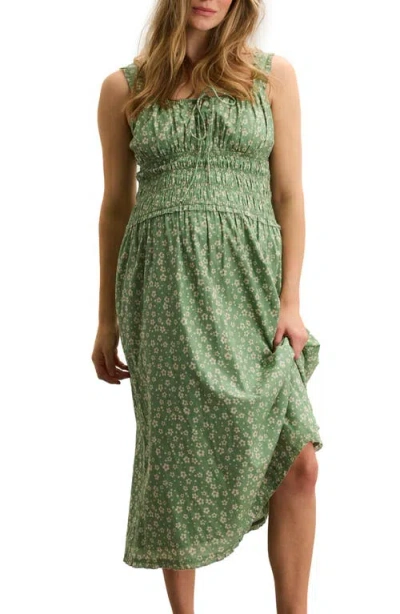 Hatch Collection The Sadie Dress In Green