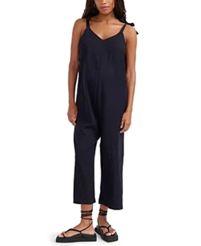 Hatch Collection The Shyla Maternity Sleeveless Jumpsuit In Blue