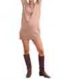 Hatch Cozy Pointelle Poise Mini Dress In Mocha In Brown