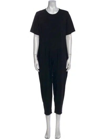 Pre-owned Hatch Crew Neck Jumpsuit In Black