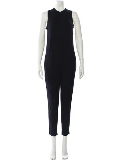 Pre-owned Hatch Crew Neck Jumpsuit In Black