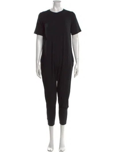 Pre-owned Hatch Crew Neck Jumpsuit In Black