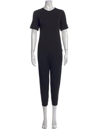 Pre-owned Hatch Crew Neck Jumpsuit In Black