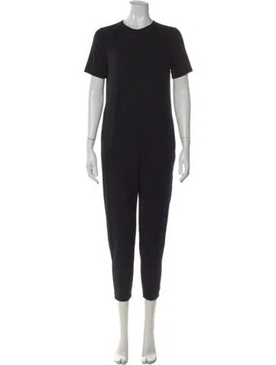 Pre-owned Hatch Crew Neck Jumpsuit In Black