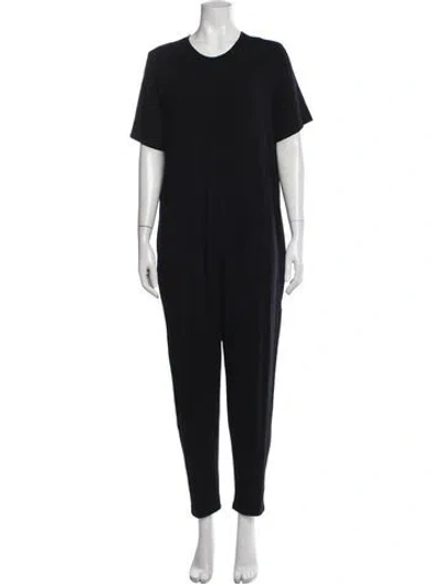 Pre-owned Hatch Crew Neck Jumpsuit In Black