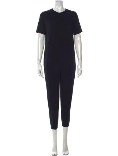 Pre-owned Hatch Crew Neck Jumpsuit In Black