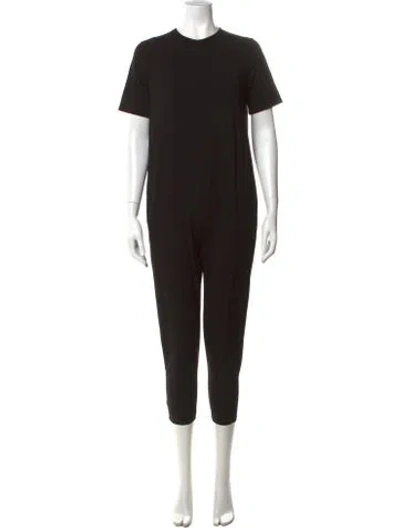 Pre-owned Hatch Crew Neck Jumpsuit In Black