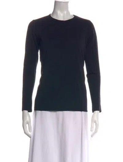 Pre-owned Hatch Crew Neck Long Sleeve T-shirt In Blue