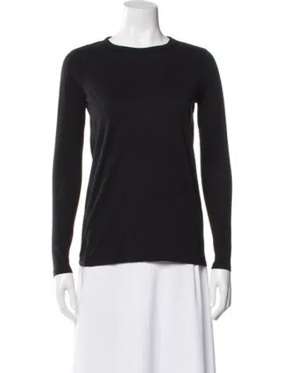 Pre-owned Hatch Crew Neck Long Sleeve T-shirt In Gray