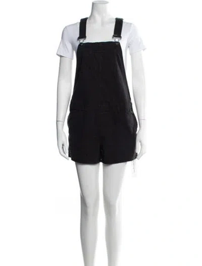 Pre-owned Hatch Crew Neck Overalls In Black