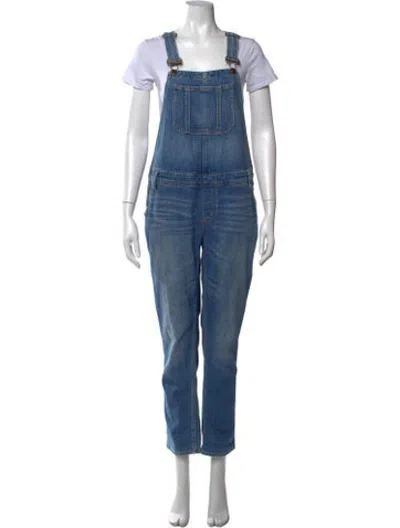 Pre-owned Hatch Crew Neck Overalls In Blue