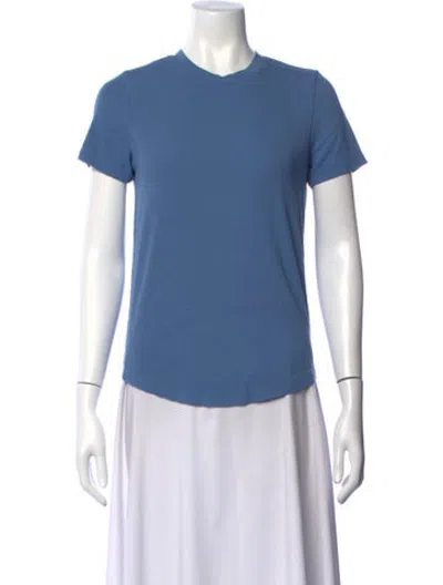 Pre-owned Hatch Crew Neck Short Sleeve T-shirt In Blue