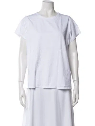 Pre-owned Hatch Crew Neck Short Sleeve T-shirt In White