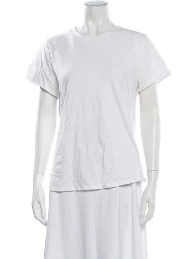 Pre-owned Hatch Crew Neck Short Sleeve T-shirt In White